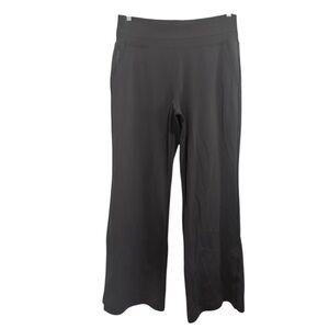 Athleta Black Wide-Leg Pull On Pants